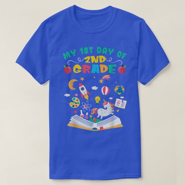 Camiseta Funny First Day Of Second Grade Back To School TSh (Diseño del anverso)