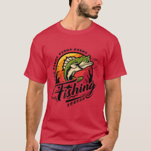 Camiseta Funny Fisherman Outfit Fishing Season Present Ide