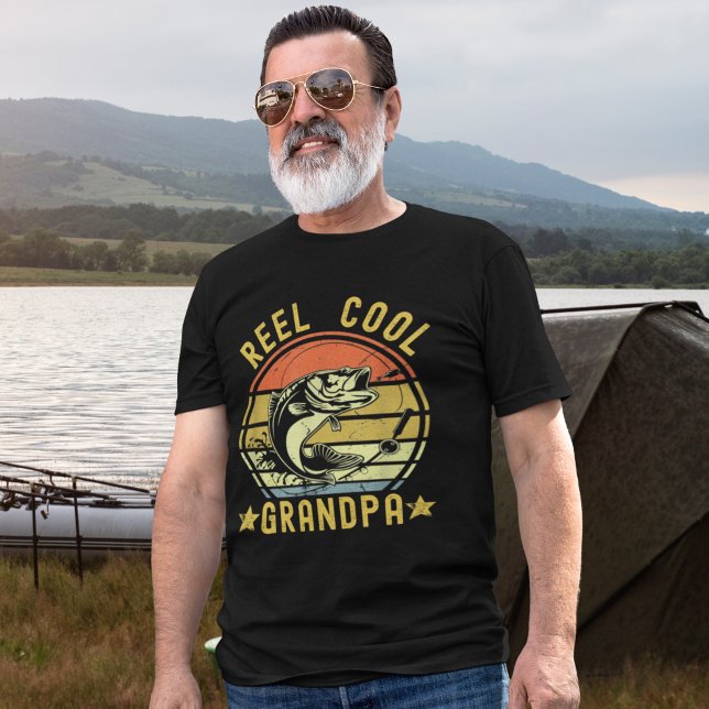 Camiseta Funny Fishing Dad Reel Cool Grandpa Vintage (Subido por el creador)