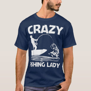 Camiseta Funny Fishing Design For Women Mom Fisherman Bait 