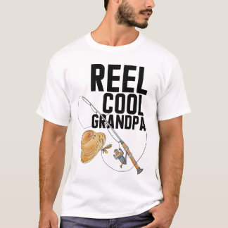 Camiseta Funny Fishing Vintage Reel Cool Grandpa T-Shirt
