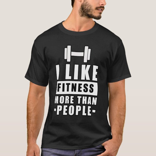 Camiseta Funny Fitness / Diseño de gimnasio (Anverso)