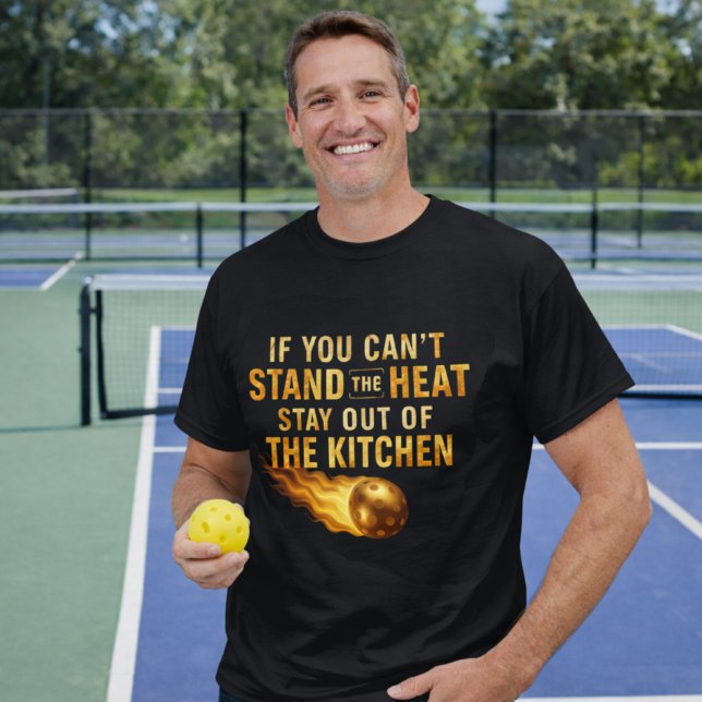 Camiseta Funny Flaming Pickleball Kitchen Graphic Dink Life (Subido por el creador)