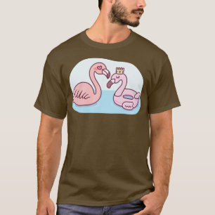Camiseta Funny Flamingo Ama Piscina Flamingo Rosa Flota