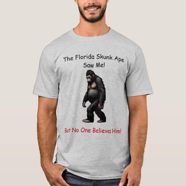 Camiseta Funny Florida Skunk Ape (Anverso)
