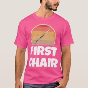 Camiseta Funny Flute Player First Chair Gifts Band Shirt O