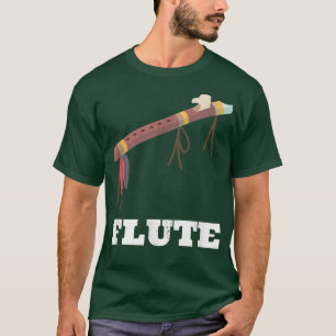 Camiseta Funny Flutes Guay Vintage Flute Music Instrument D