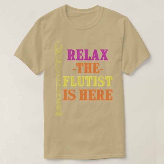 Camiseta Funny Flutist Quote Music Gift Flute (Diseño del anverso)