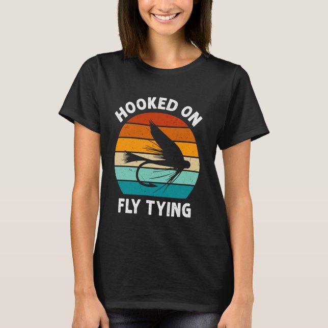 Camiseta Funny Fly Tying Pun (Anverso)