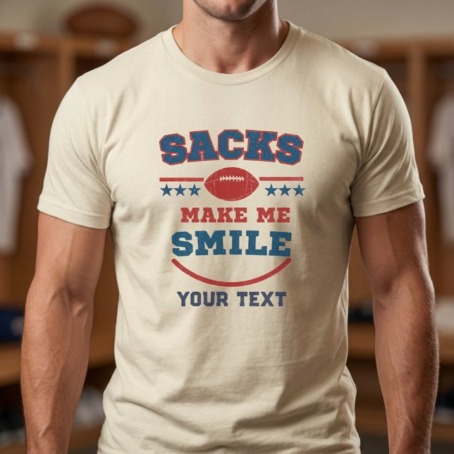 Camiseta Funny Football Sack Specialist Custom (Subido por el creador)