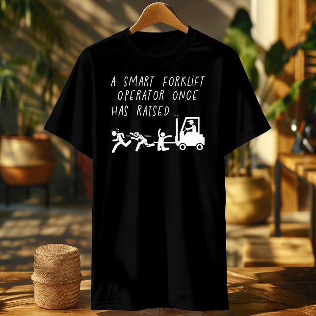 Camiseta Funny Forklift Operator certificado: Creciendo per (Subido por el creador)