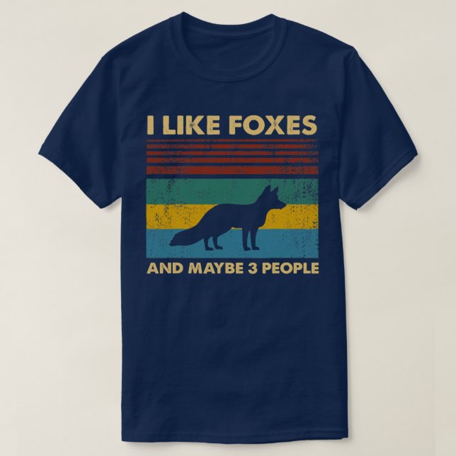 Camiseta Funny Fox Design For Fox Lovers Men Women Kids (Diseño del anverso)