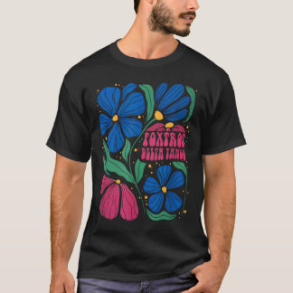 Camiseta Funny Foxtrots Deltas Tangos Flor Boho