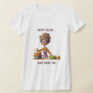 Camiseta Funny Frazzled lady baker personalizado