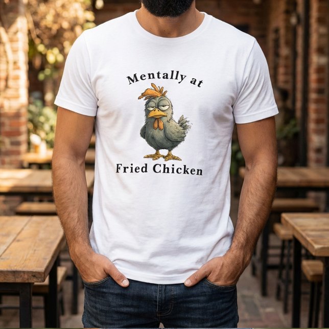 Camiseta Funny Fried Chicken T-Shirt (Subido por el creador)