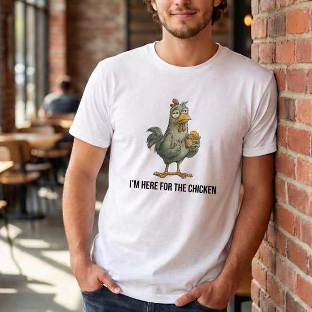 Camiseta Funny Fried Chicken T-Shirt (Subido por el creador)