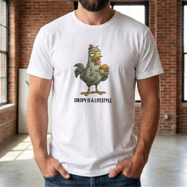 Camiseta Funny Fried Chicken T-Shirt