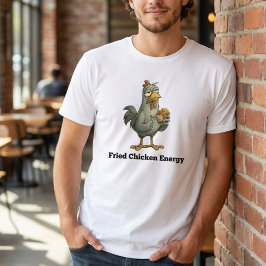 Camiseta Funny Fried Chicken T-Shirt