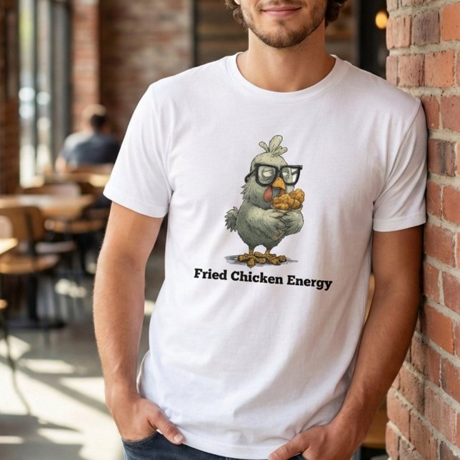 Camiseta Funny Fried Chicken T-Shirt (Subido por el creador)