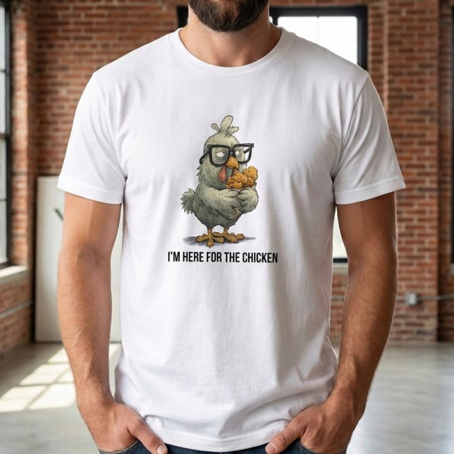 Camiseta Funny Fried Chicken T-Shirt (Subido por el creador)