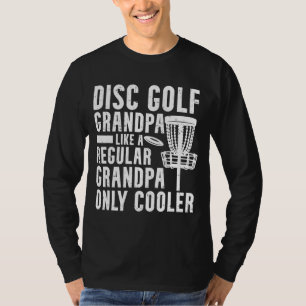 Camiseta Funny Frisbee Disk Golf Grandpa Frolf Disk Golfing