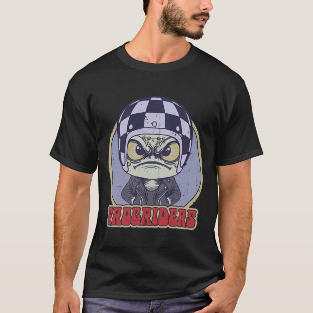 Camiseta Funny Frog Rider (Anverso)