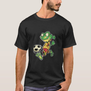 Camiseta Funny Frog Soccer Player Ilustracion Soccer Lover