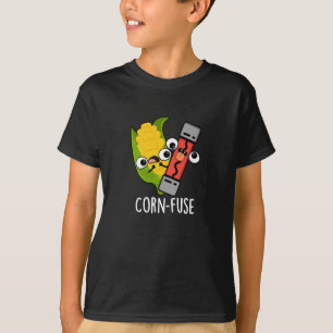 Camiseta Funny Funny Fusible Pun Dark BG