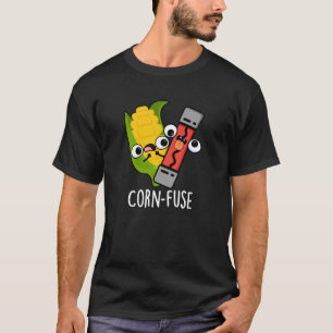 Camiseta Funny Funny Fusible Pun Dark BG