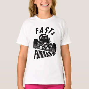 Camiseta Funny FURRurious car drive cat