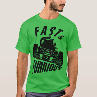 Camiseta Funny FURRurious drive cat