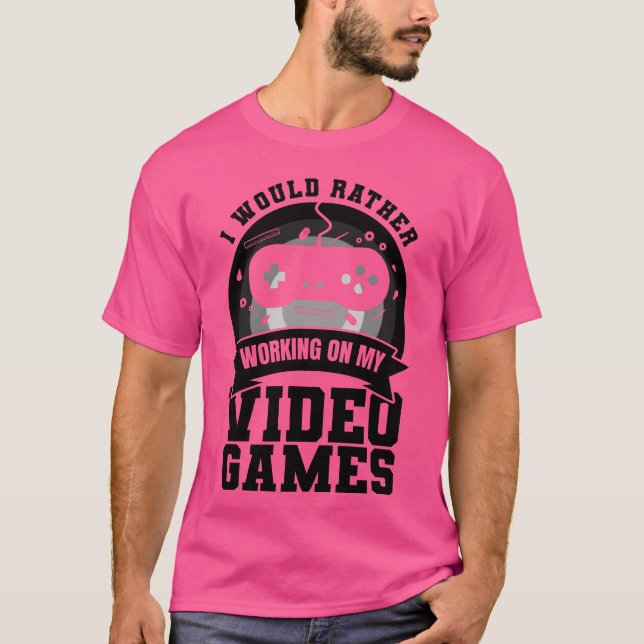 Camiseta Funny Game Dev family (Anverso)
