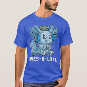 Camiseta Funny Gamer Gamesolotl Axolotl Video Games Kawaii