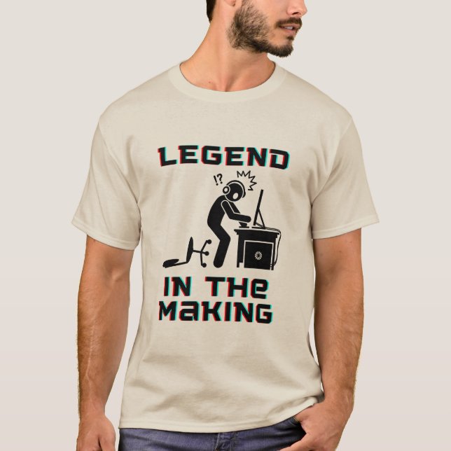 Camiseta Funny Gamer Meme Tee for Gaming Lovers  (Anverso)