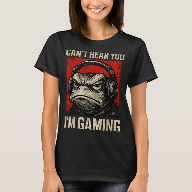 Camiseta Funny Gamer Mpy Frog Art Men Women Boys Video Gami (Anverso)