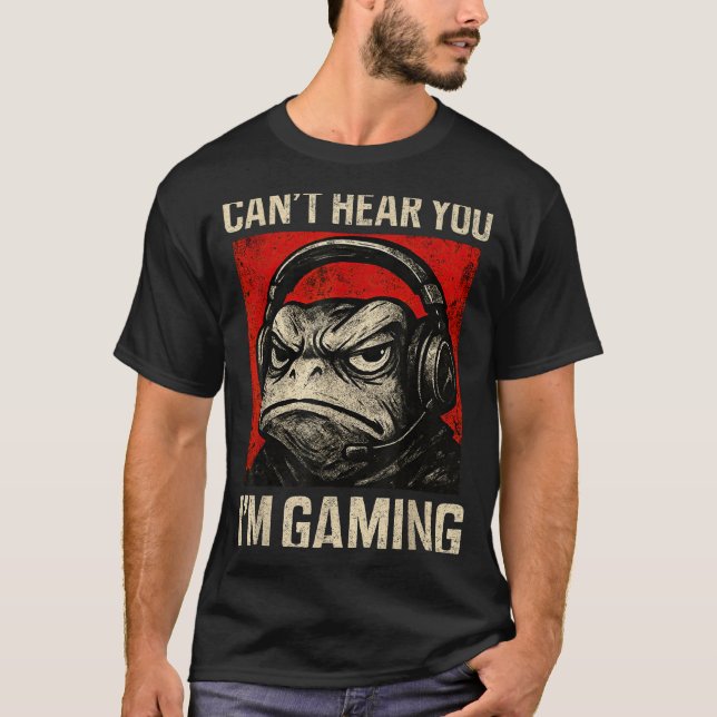 Camiseta Funny Gamer Mpy Frog Art Men Women Boys Video Gami (Anverso)