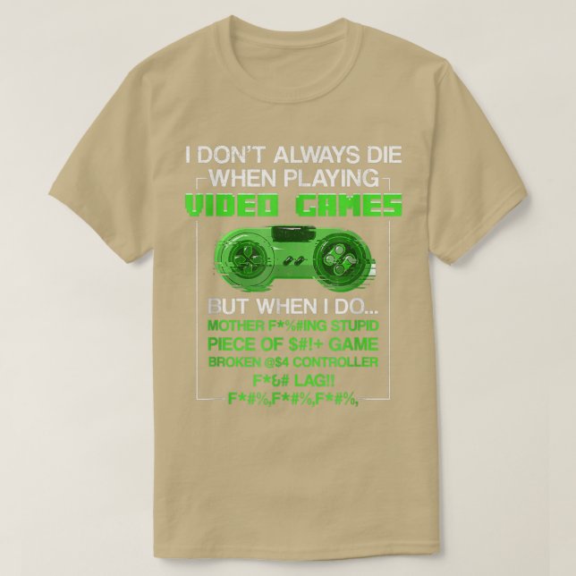 Camiseta Funny Gamer Video Games Gaming Gifts Boys Teenager (Diseño del anverso)