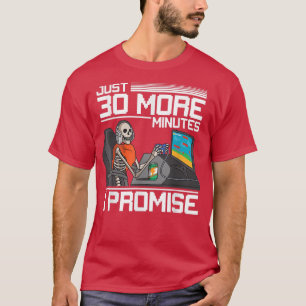 Camiseta Funny Gaming Skeleton Pause Game Mens Boys Funny G