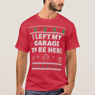 Camiseta Funny Garage Car Xmas de Navidades feos mecánicos