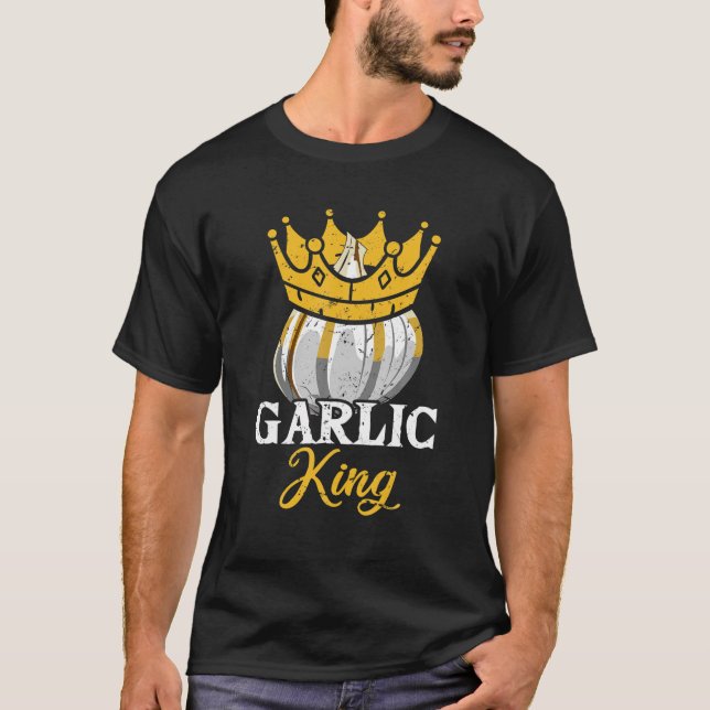 Camiseta Funny Garlic King (Anverso)