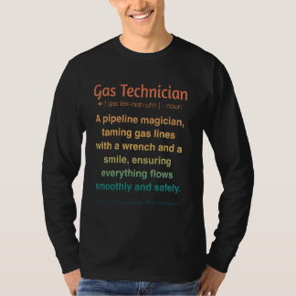 Camiseta Funny Gas Technician