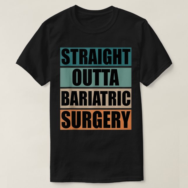 Camiseta Funny Gastric Sleeve Bariatric VSG Surgery Gastric (Diseño del anverso)