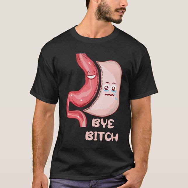Camiseta Funny Gástrica Sleeve Bariátrico VSG Cirugía Gastr (Anverso)