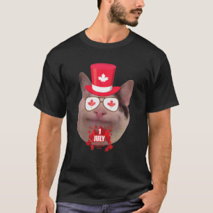 Camiseta Funny gato Beluga celebra el 1 de julio Día de Can