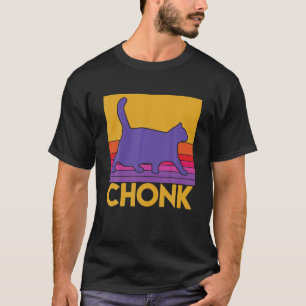 Camiseta Funny Gatos Grasa Chonk Oh Lawd Se Ha Venido Retr 