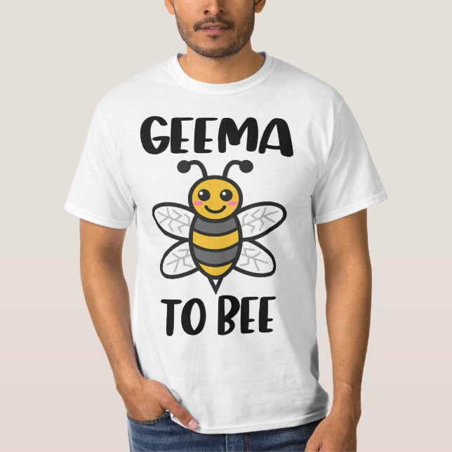 Camiseta Funny Geema to Bee - Grandma to Be (Anverso)