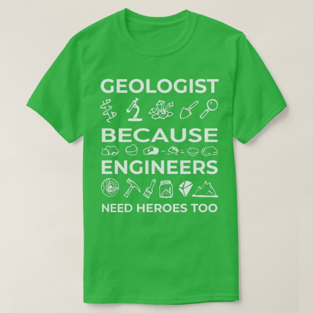 Camiseta Funny Geólogo Ingenieros de Geología Classic TShir (Diseño del anverso)