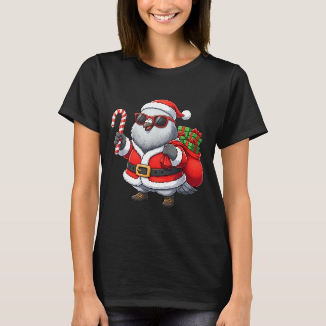Camiseta Funny Geon Christmas Santa Outfit Xmas Boys Girls  (Anverso)