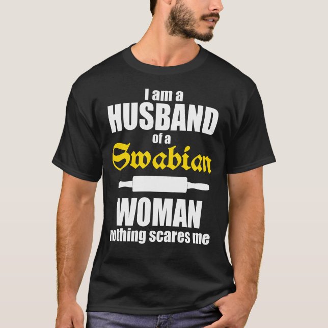 Camiseta Funny German Sayings Shirt - Woman from Swabia (Anverso)