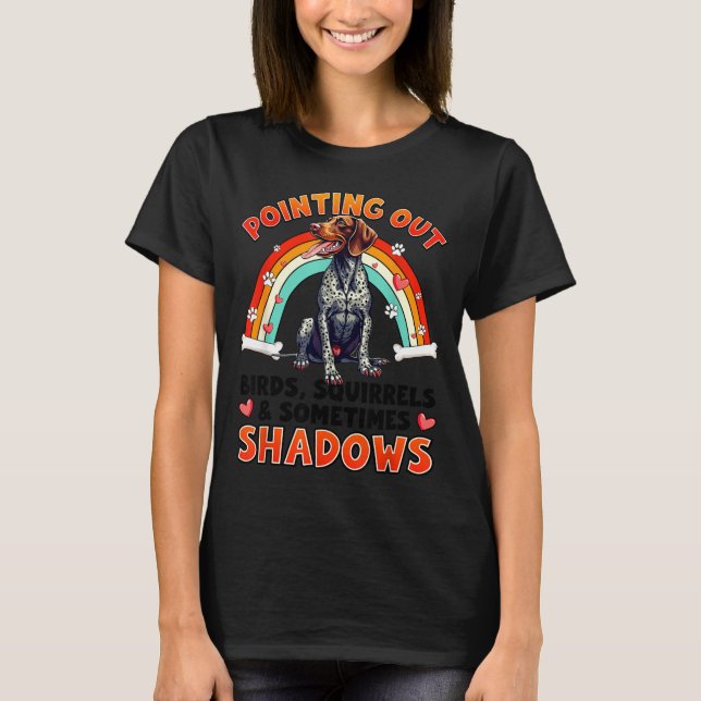 Camiseta Funny German Shorthaired Inter Design For Dog Love (Anverso)